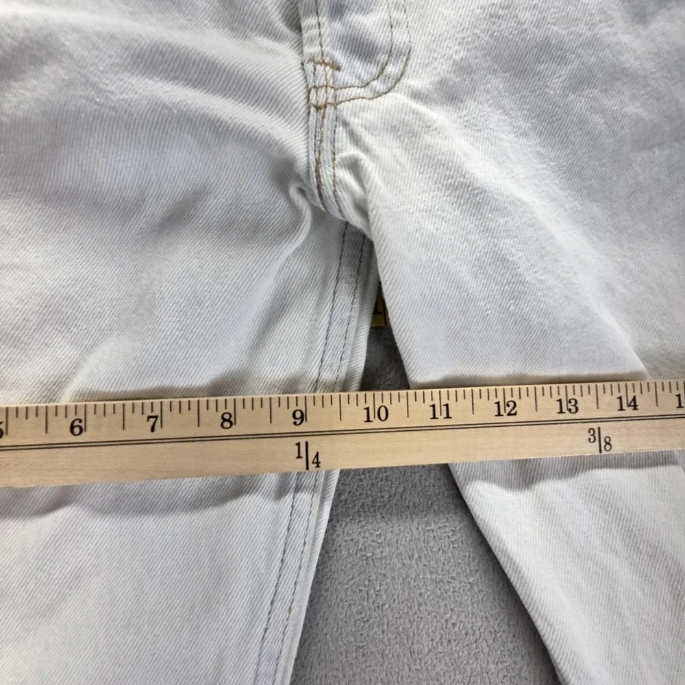 Vintage Levis 501 Jeans Mens White Button Fly Made in USA 90s Fits 27x29